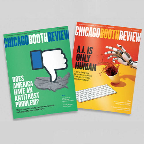 Chicago Booth Review covers