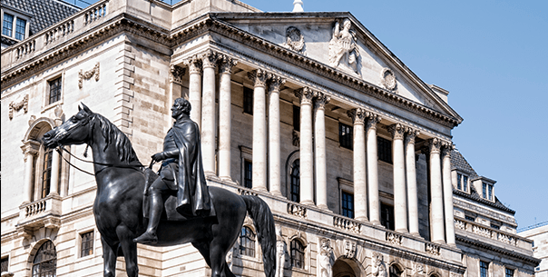Duke of Wellington statue and Bank of England