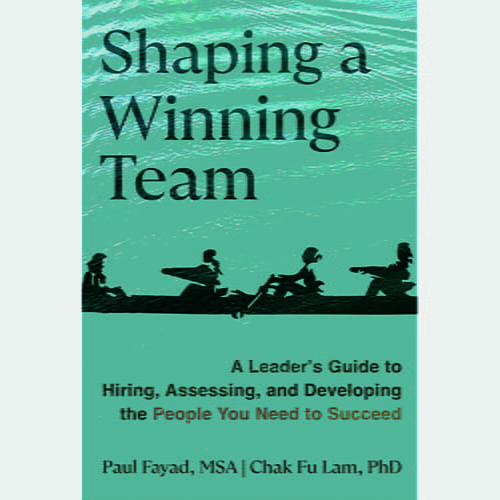 Shaping a Winning Team book cover.