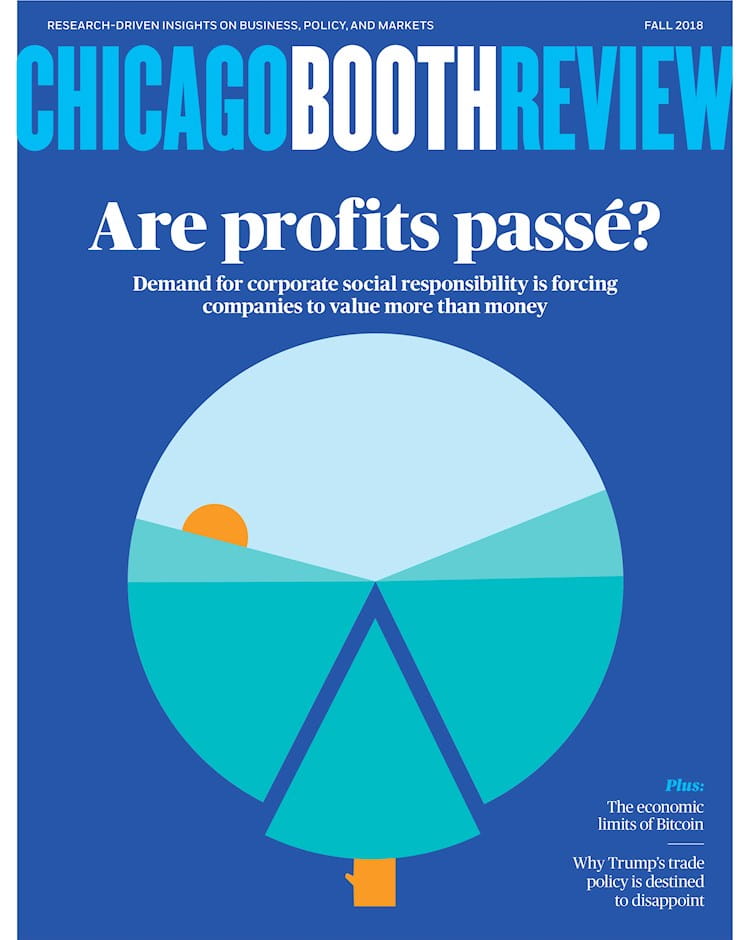 Chicago Booth Review Issue Cover | Fall 2018