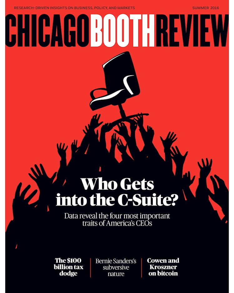 Chicago Booth Review Issue Cover | Summer 2016