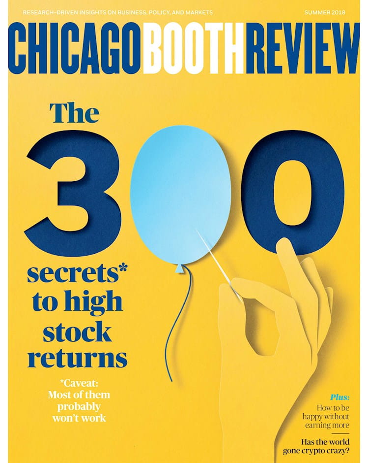 Chicago Booth Review Issue Cover | Summer 2018