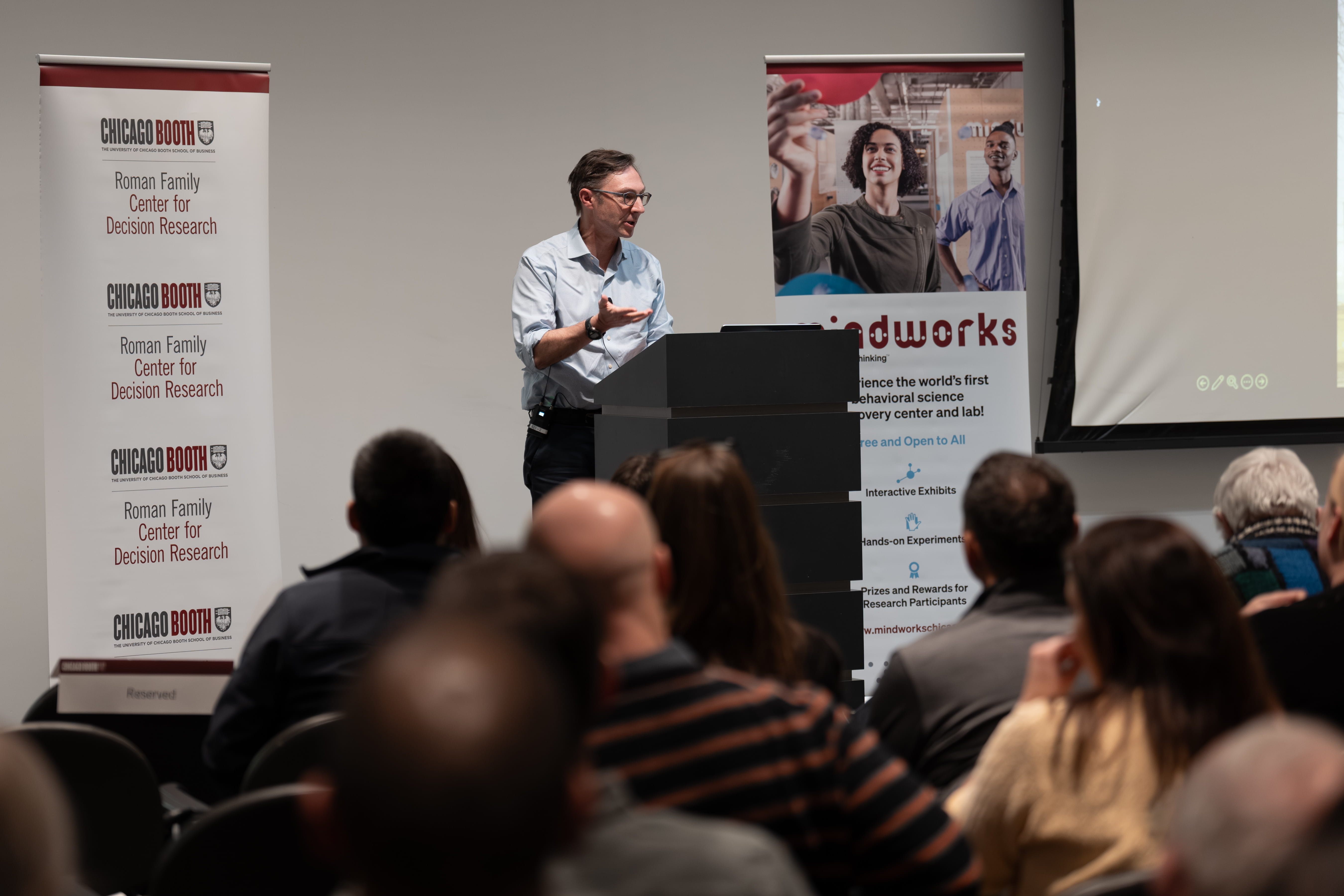 Jens Ludwig at the podium